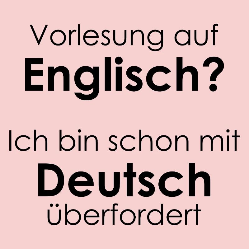 Unispruch "Vorlesung auf Eng" Geschenk, Studenten