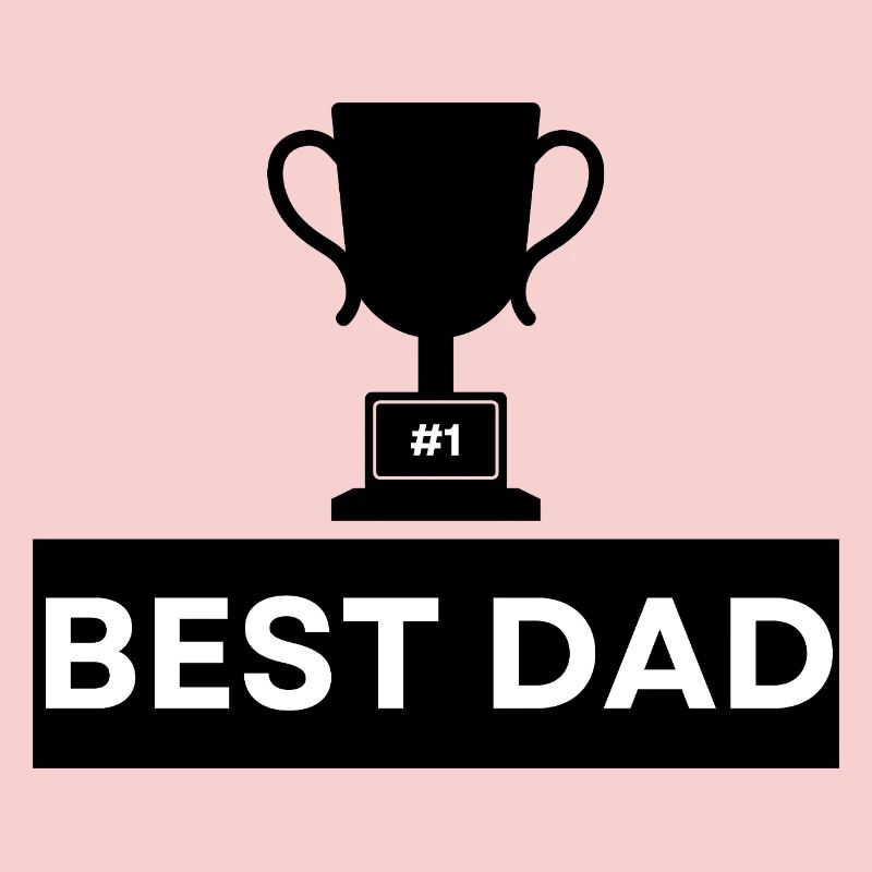 Numéro 1 : Typographie audacieuse du meilleur papa
