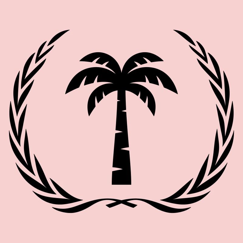 Palm Tree Symbol Wreath