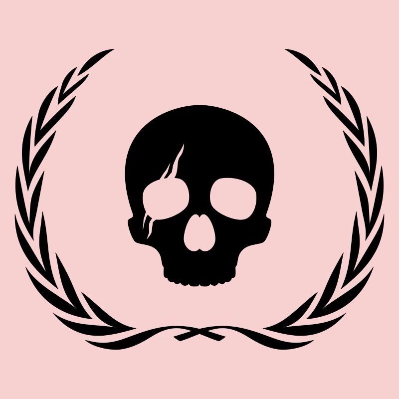 Skeleton Skull Wreath