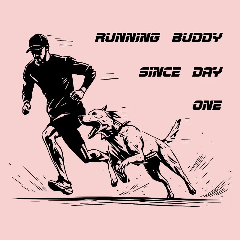 Jogging avec un compagnon de course canin