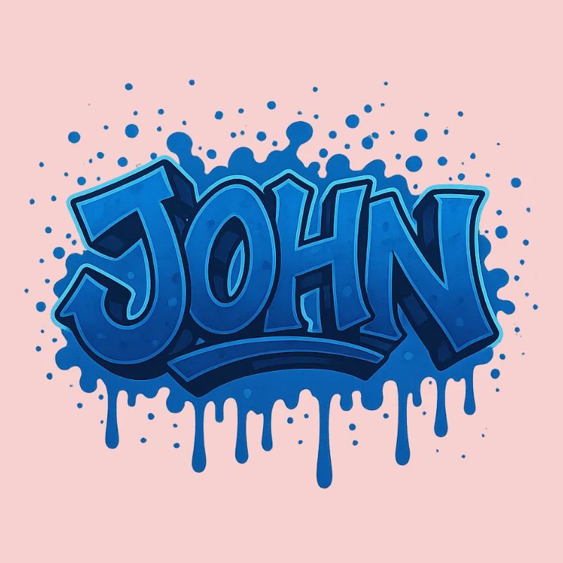 Graffiti JOHN Name Gift Ideal Printable On