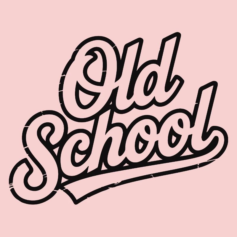 Old School Script Vintage-Logo