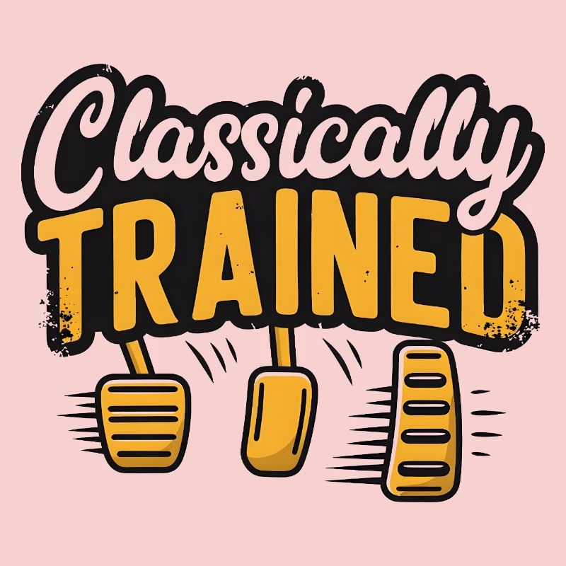 Classically Trained Manual Car Driver Pedals