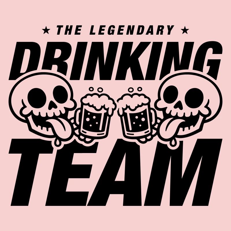 Drinking Team Skeleton Beer