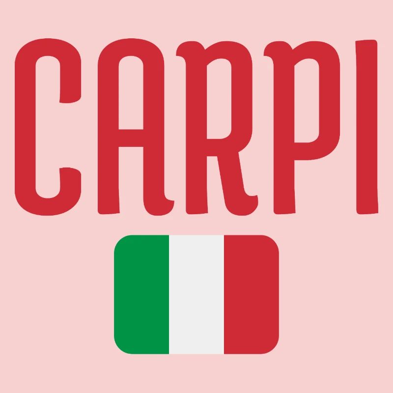Capri Bold Typer avec drapeau italien