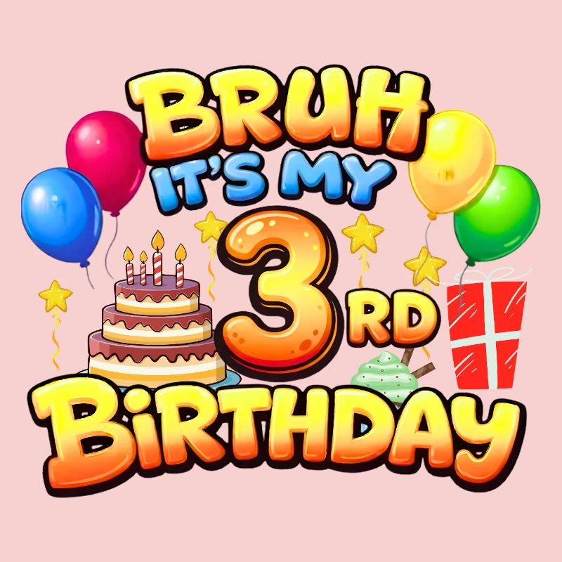 3. Geburtstagsshirt 3. Geburtstagsgeschenk Junge Mädchen 3.