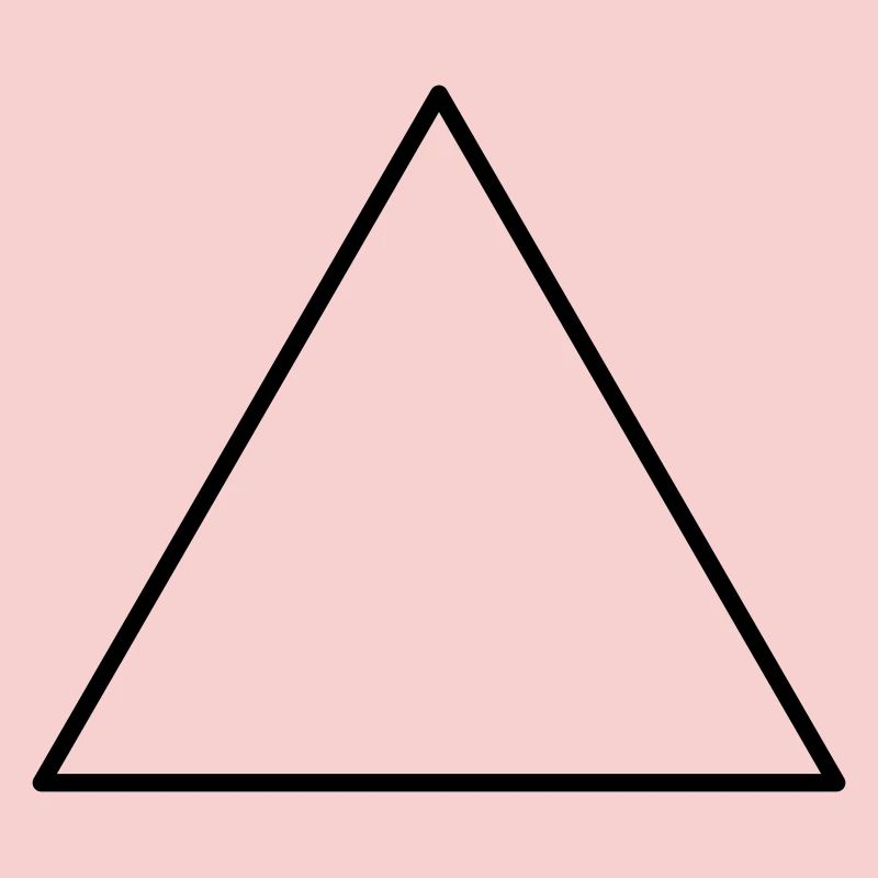 Triangle symbolique équilatéral