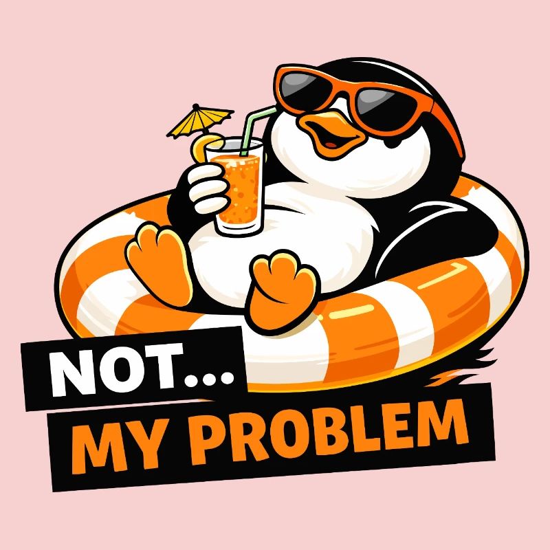 Not My Problem Penguin Chill
