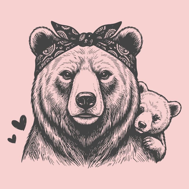 Maman Ours avec l’Enfant