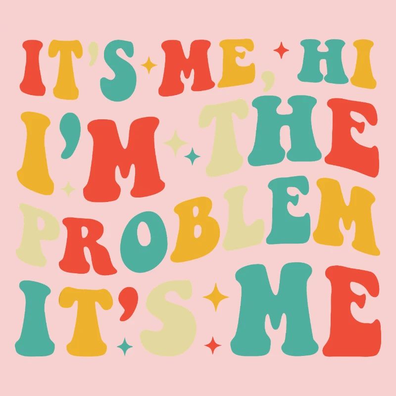 Bright Retro Typografie Geständnis
