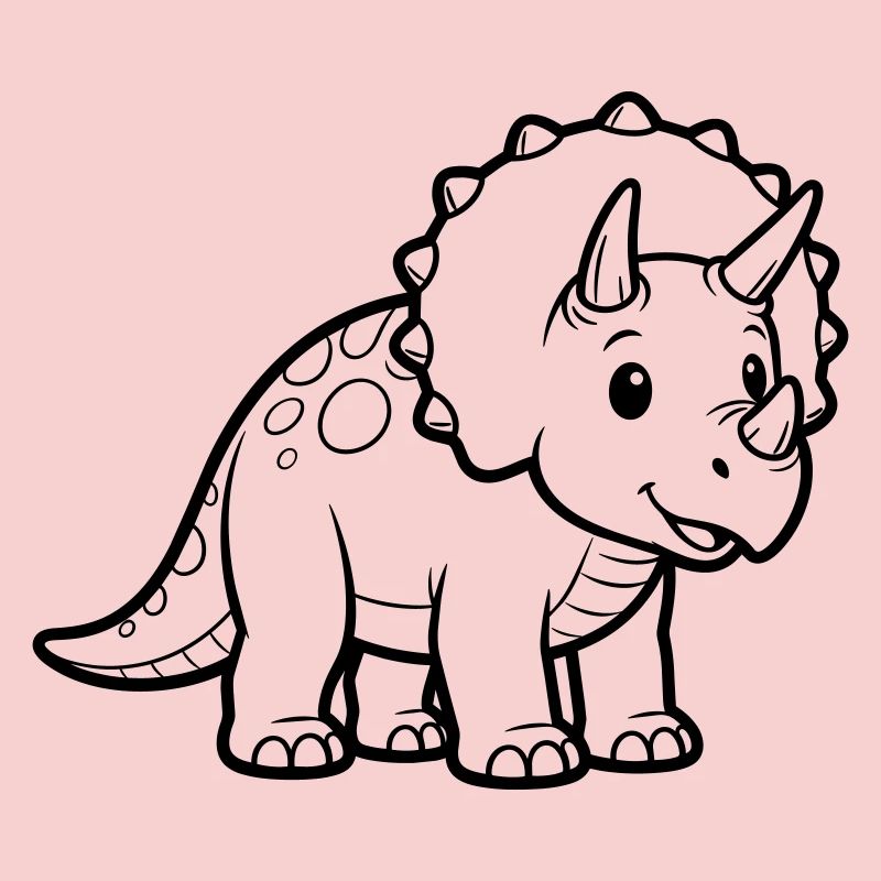 Bébé Tricératops