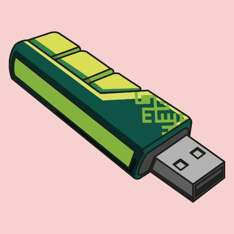 usb_en_tonos_verdes