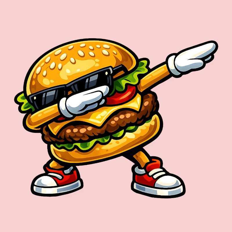 Dabbing Hamburger