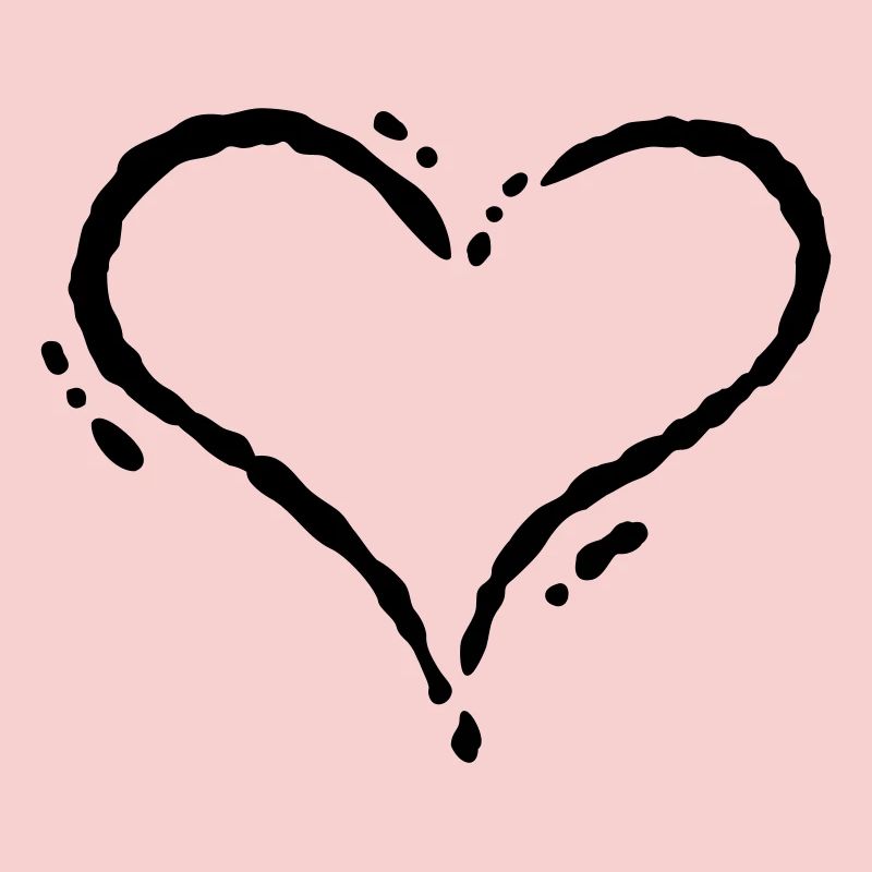 Herz - Scribble (Zeichnung)