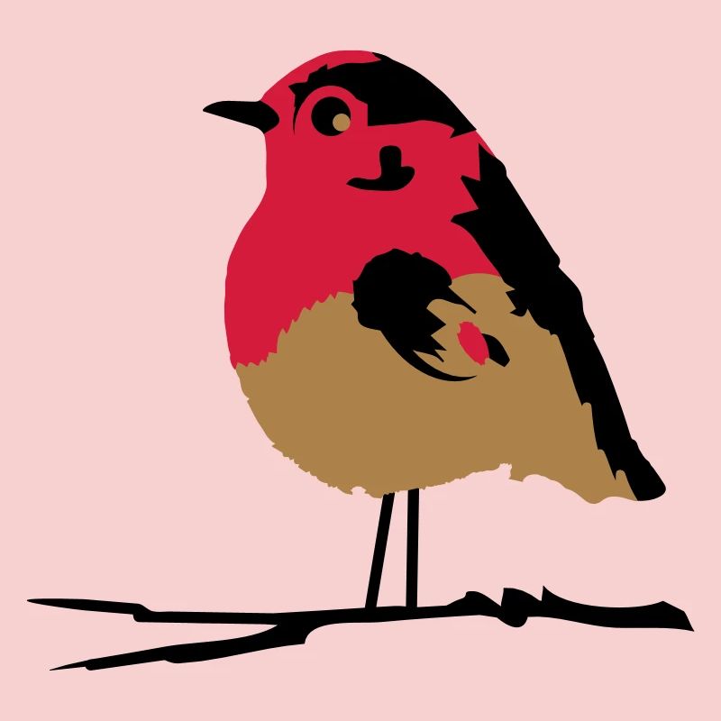 A robin on branch