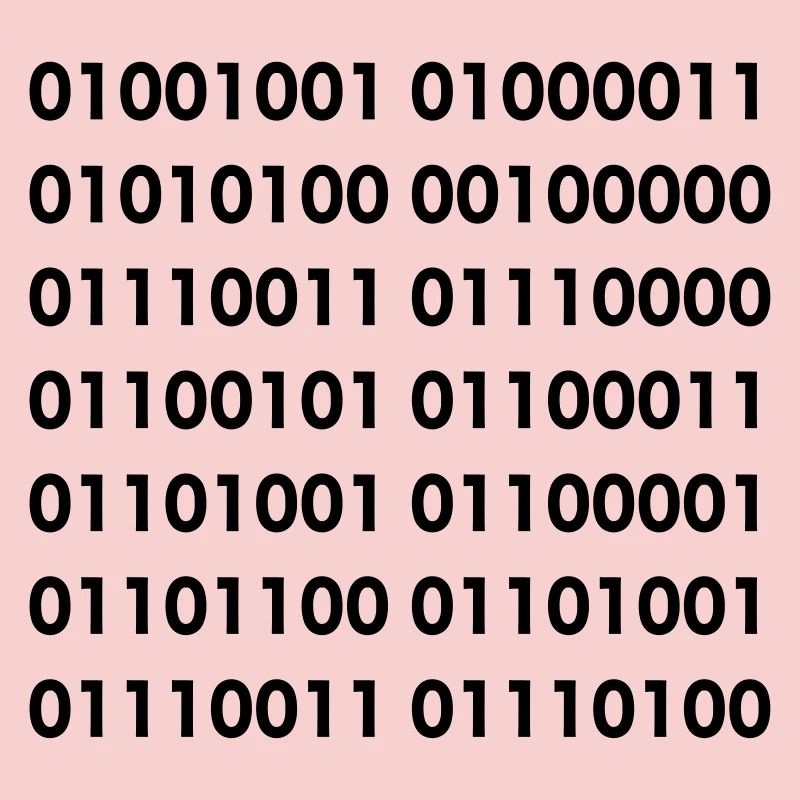 ICT specialist in binary. Software humor shirt #