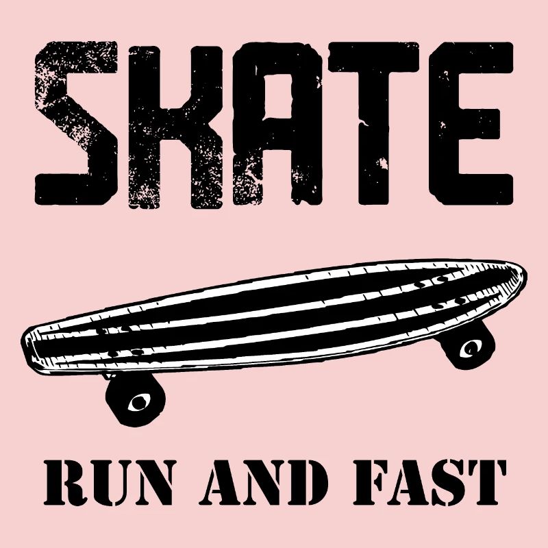 T-shirt skate run and fast gift idea
