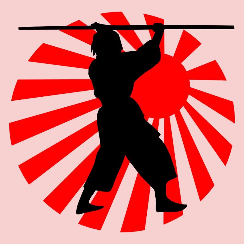 Keep Kobudo logo with a bo above it