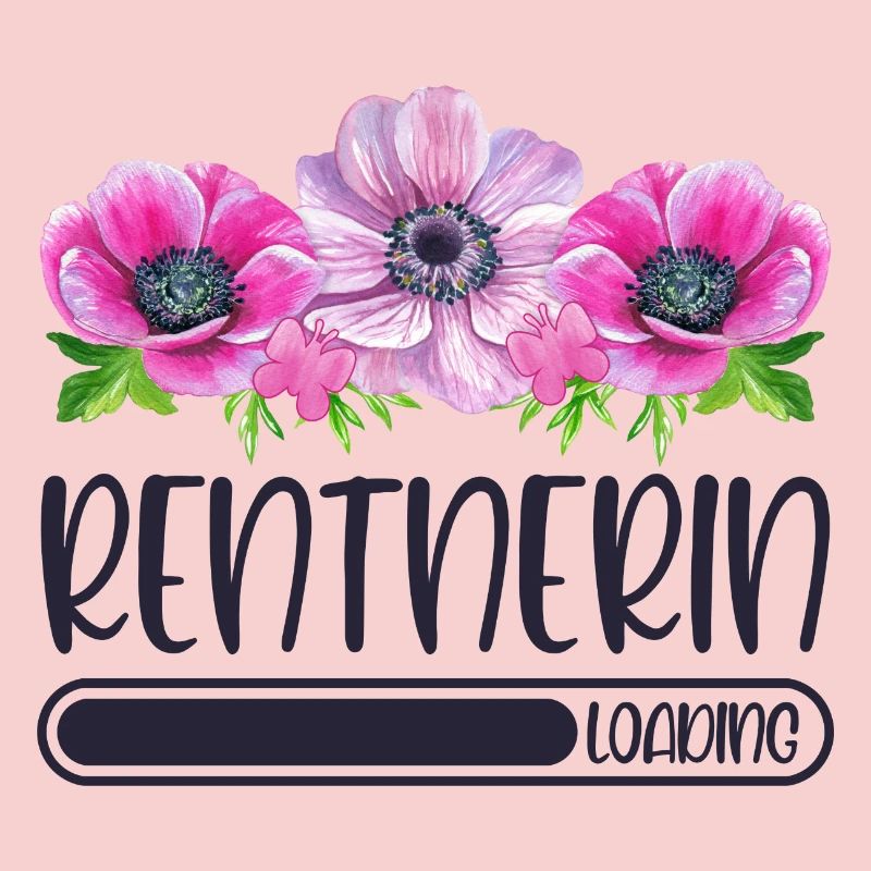 Rentnerin Loading Blumen