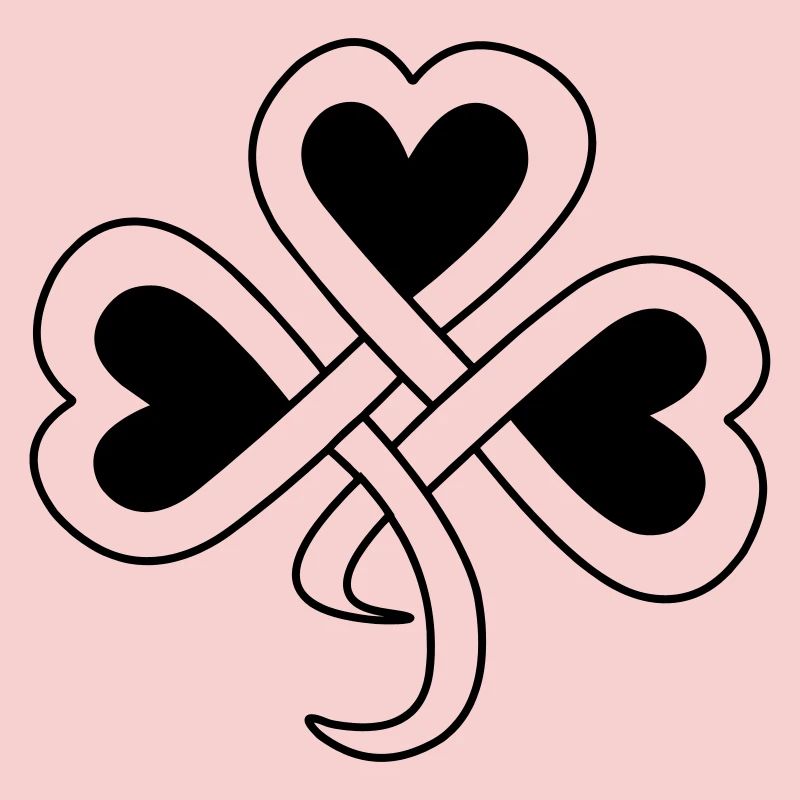 Celtic clover vector shade