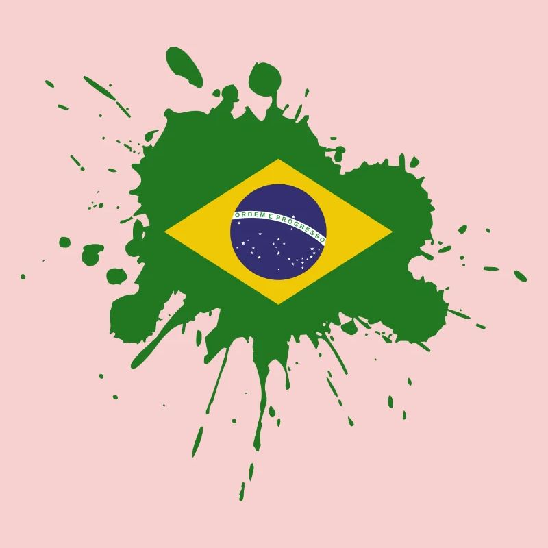 Conception de spot de drapeau du Brésil