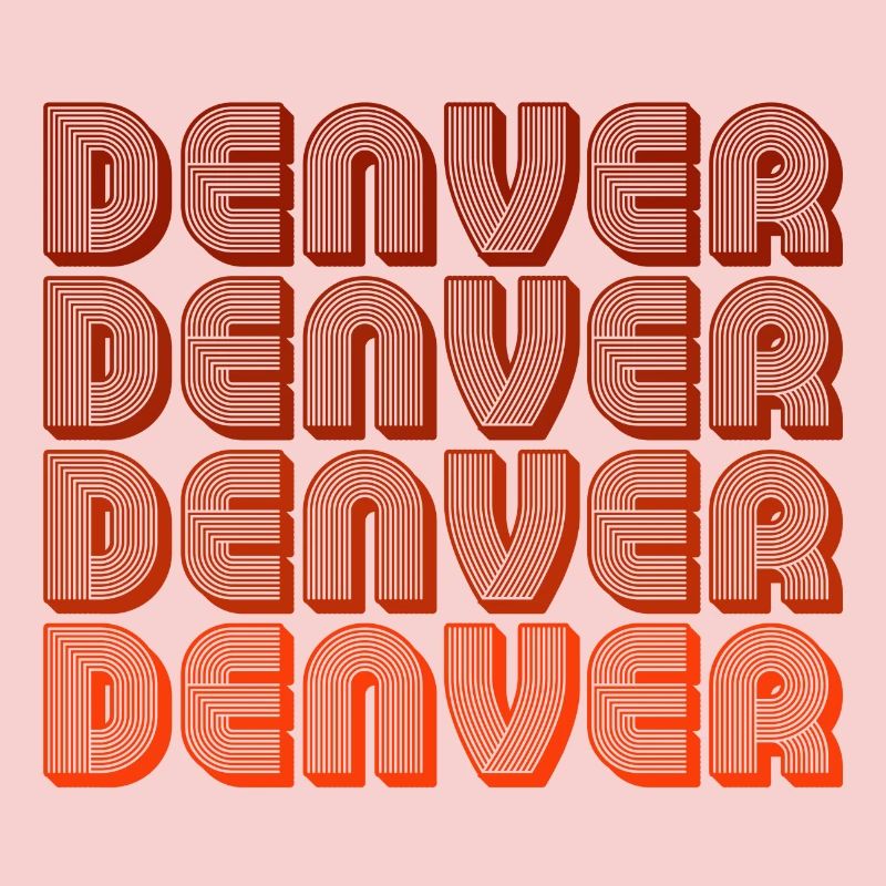 Denver Retro Block Font