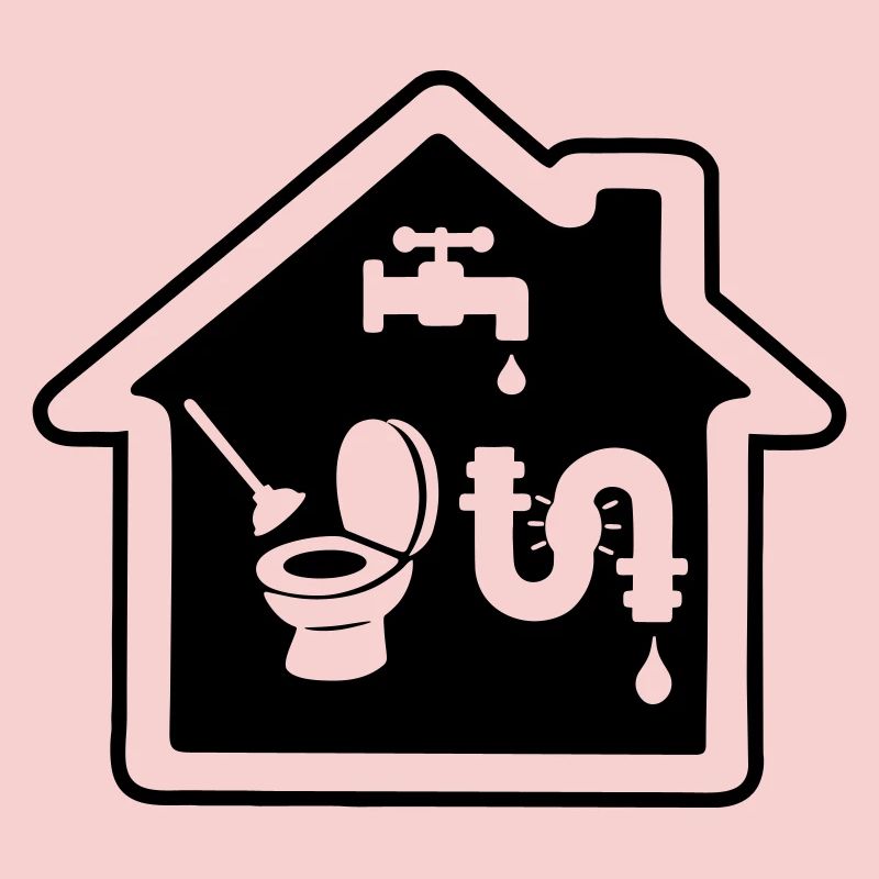 Haus mit Klempnerarbeiten