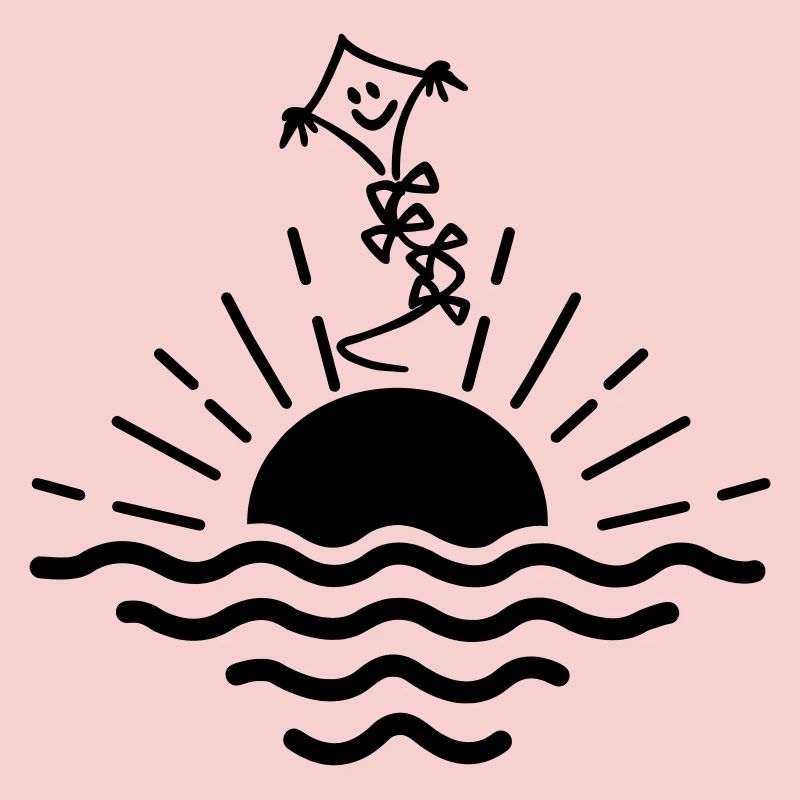 Sunset kite