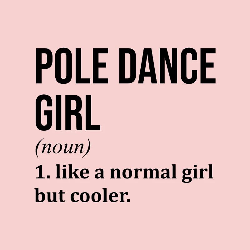 Pole Dancing Ragazza Divertente Dicendo