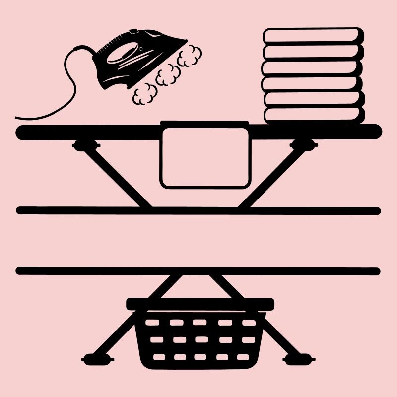 Steam iron iron paste and text banner