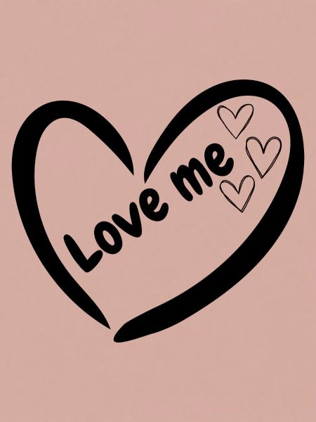 Minimal Hearts Line Drawing
