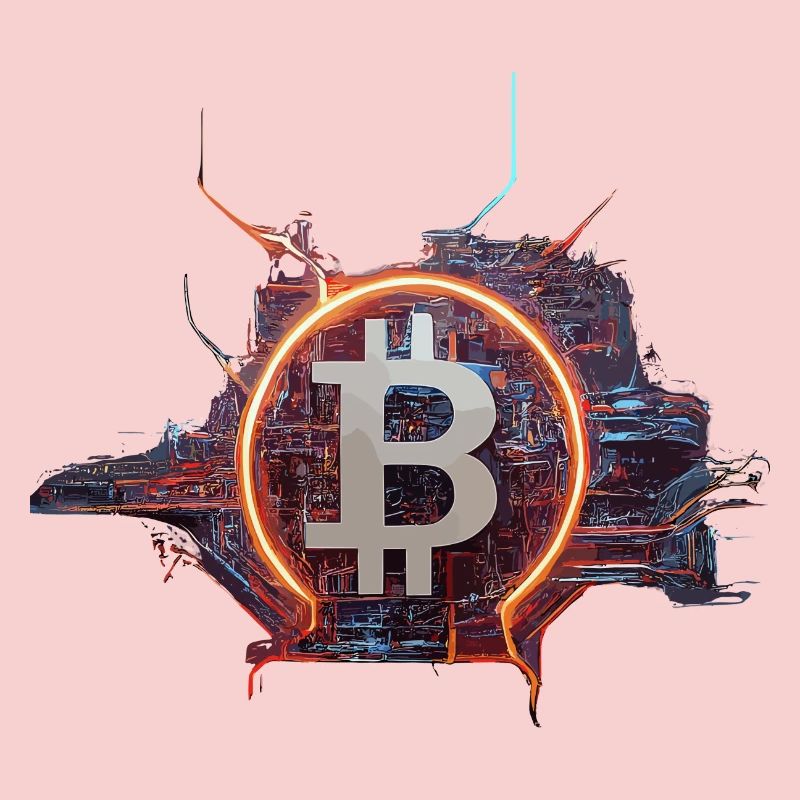 Cyber-Modern Bitcoin Design