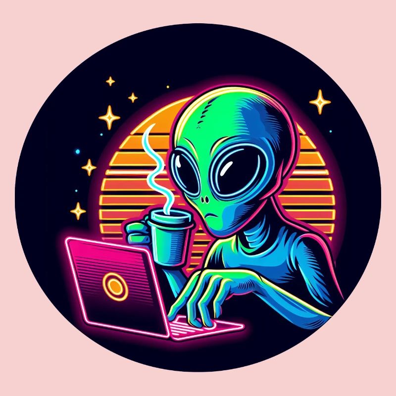 Alien at work