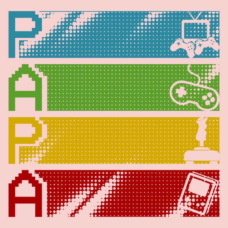 Rétro Gamers Pixel Multicolore