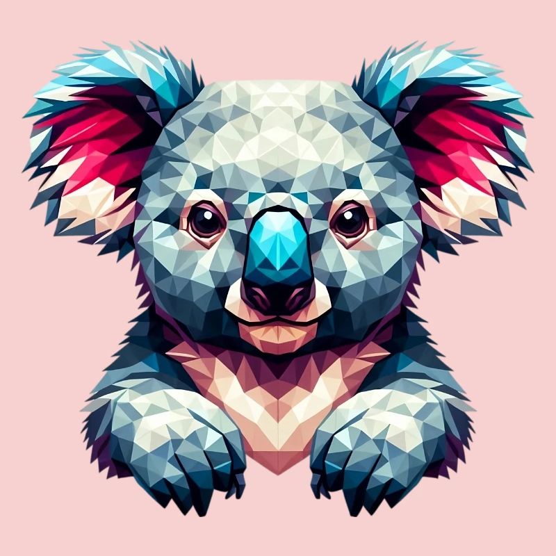 Polygonaler Koala