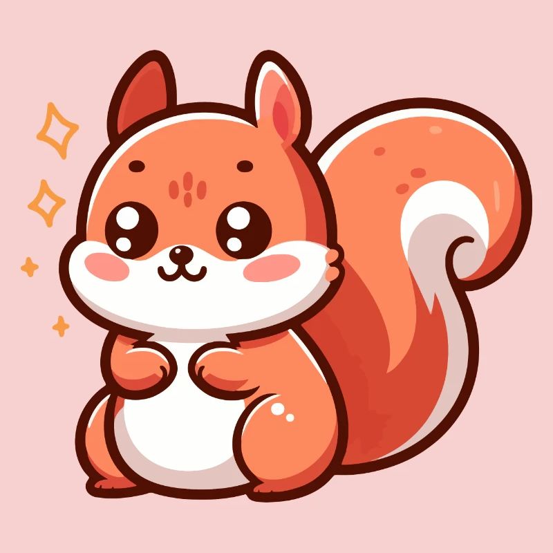 Mignon petit écureuil