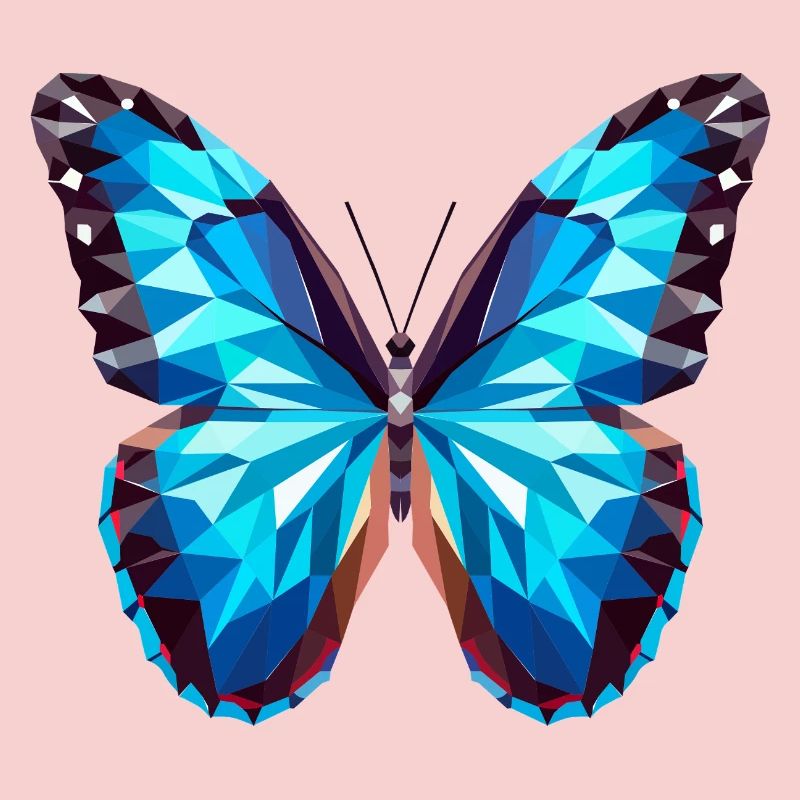 Blue Butterfly-Inspired by the Morpho Butterfly