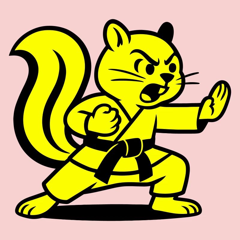 Karate Eichhörnchen!