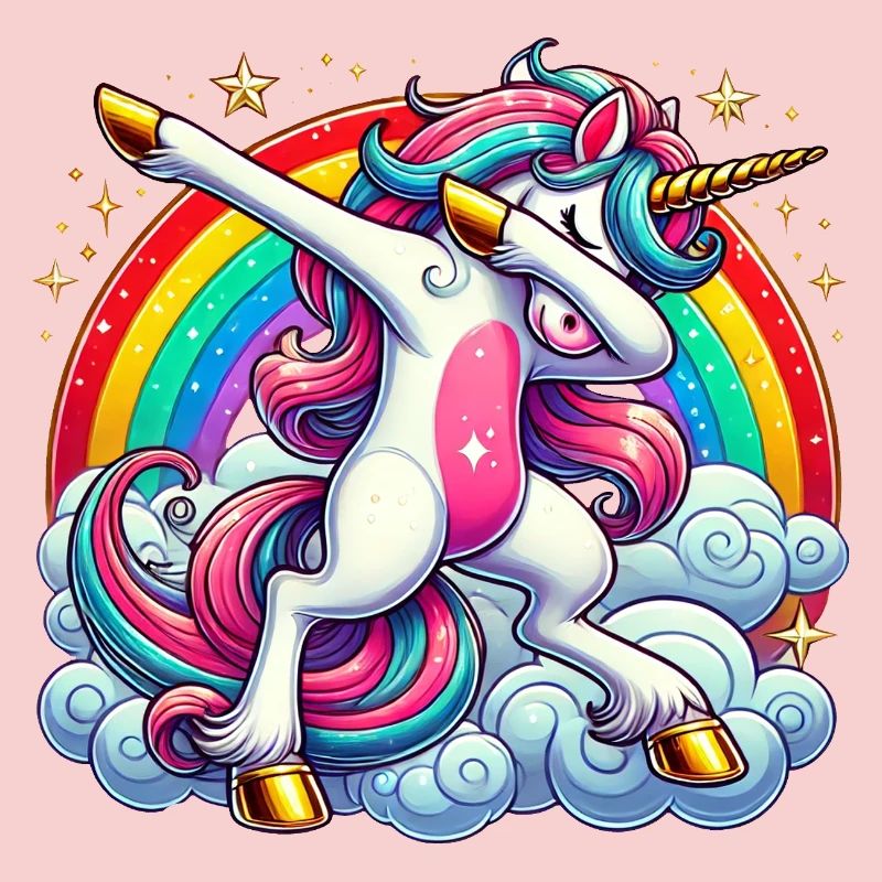 Dabbing Einhorn Dab Unicorn Mädchen Einhörner