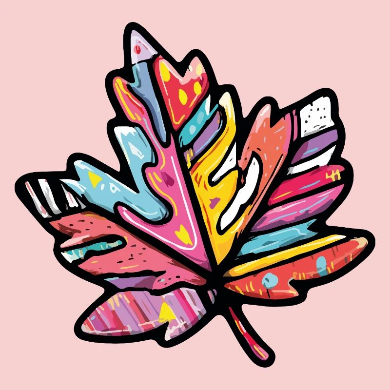 Maple Leaf Colorful Autumn