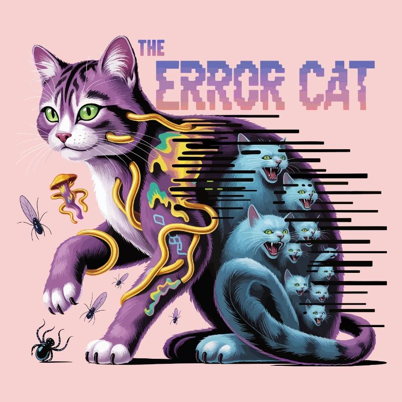 Die irrende Katze Digitale Kunst