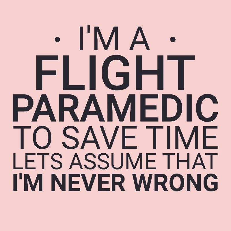 Flight Paramedic Never Wrong Luftrettung
