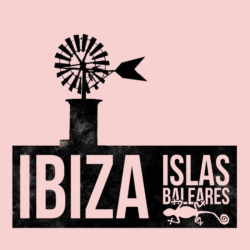 Île d’Ibiza Silhouette Éolienne