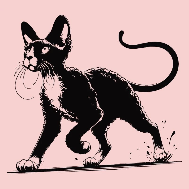 Devon Rex Design – Charmant und einzigartig