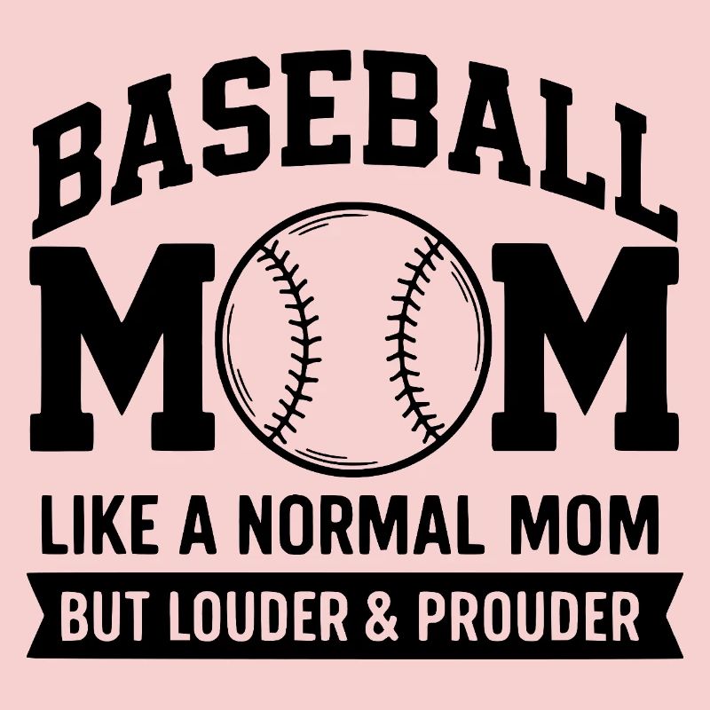 Stolze Baseball-Mutter Zitat Baseball-Mutter