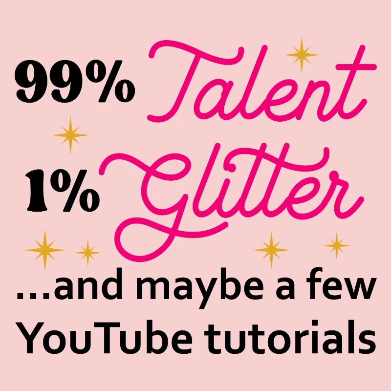 Talent Glitter Étoiles Script
