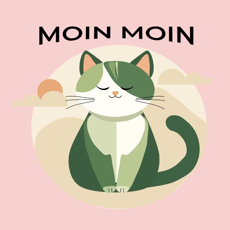 Moin moin - Chat avec salutation nord-allemande