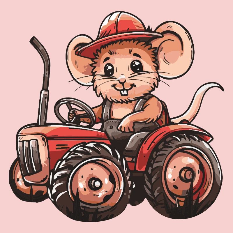 Mouse Tractor Farmer