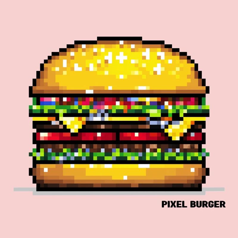 Pixel Hamburger